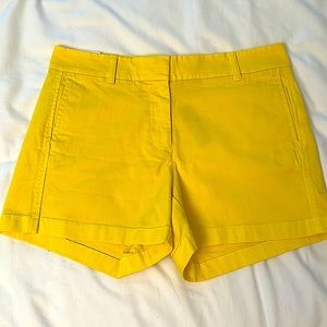 Beautiful Yellow J Crew Shorts